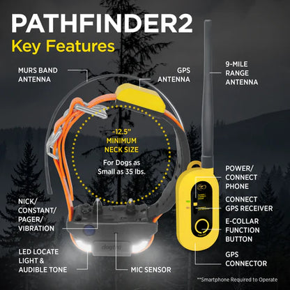 Pathfinder2 GPS Tracking and Training Collar