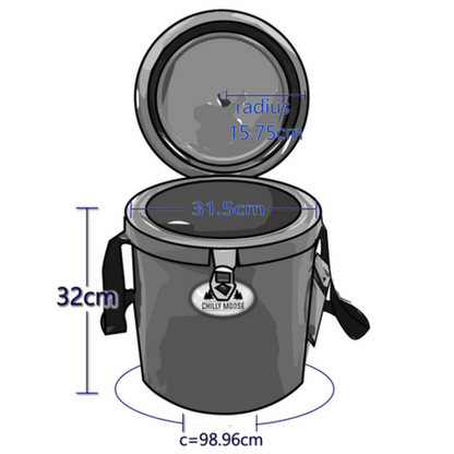 Chilly Moose 12 Litre Harbour Bucket Cooler